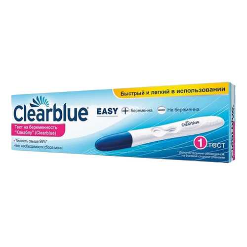 Тест на беременность Clearblue easy цифровой 1 шт. в Аптека Норма