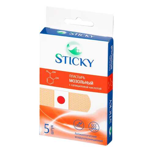 Пластырь мозольный Sticky 5 шт. в Аптека Норма