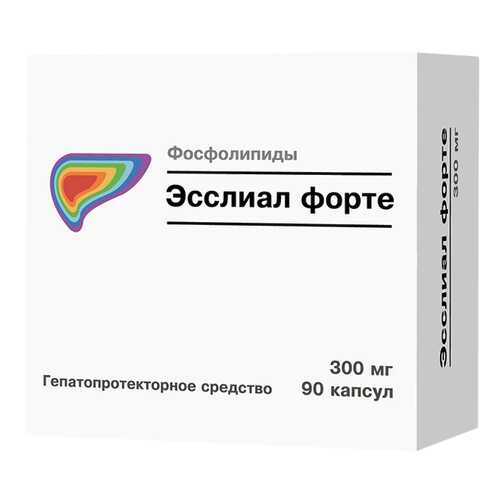 Эсслиал форте капсулы 300 мг №90 в Аптека Норма