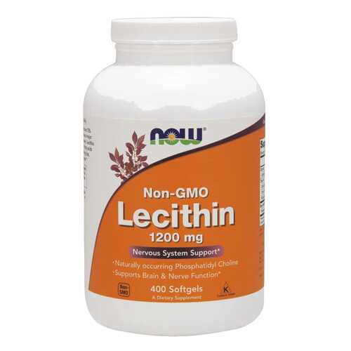 Для нервной системы NOW Lecithin 1200 мг 400 капсул в Аптека Норма