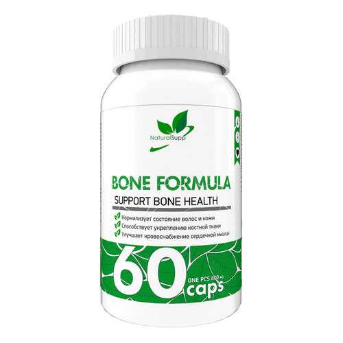 Добавка Кальций магний цинк NaturalSupp Bone Formula капсулы 60 шт. в Аптека Норма