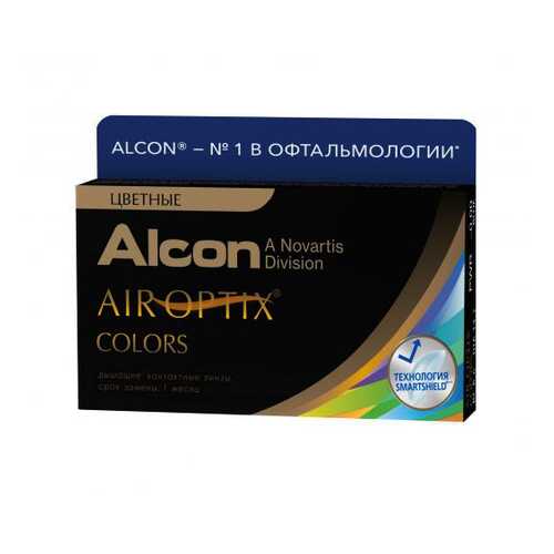 Контактные линзы Air Optix Alcon Colors 2 линзы R 8,6 D -0.00 brown в Аптека Норма