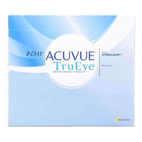 Контактные линзы 1-Day Acuvue TruEye 180 линз R 8,5 -2,25 в Аптека Норма