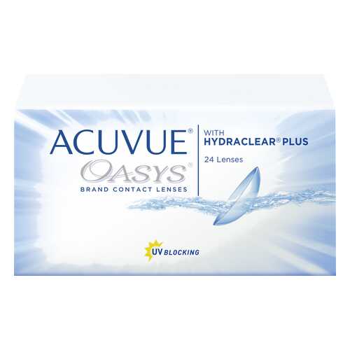 Контактные линзы Acuvue Oasys with Hydraclear Plus 24 линзы R 8,4 +5,00 в Аптека Норма