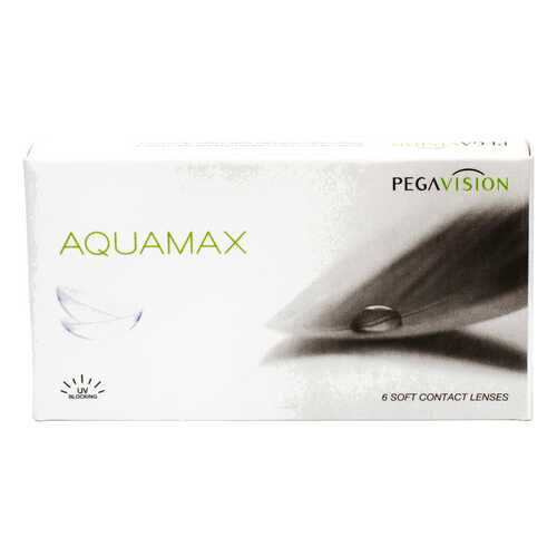 Контактные линзы AQUAMAX 6 линз R 8,6 -3,75 в Аптека Норма