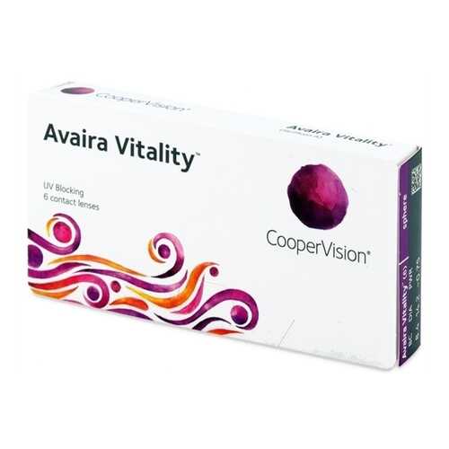 Контактные линзы Avaira Vitality 6 линз -0,25 в Аптека Норма