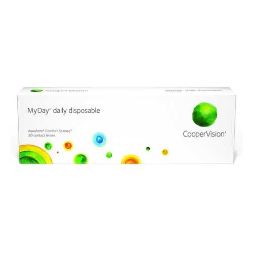 Контактные линзы MyDay Daily disposable 30 линз R 8,4 -9,50 в Аптека Норма