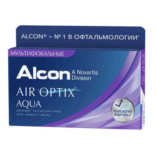 Контактные линзы Air Optix Aqua Multifocal 3 линзы high -1,25 в Аптека Норма