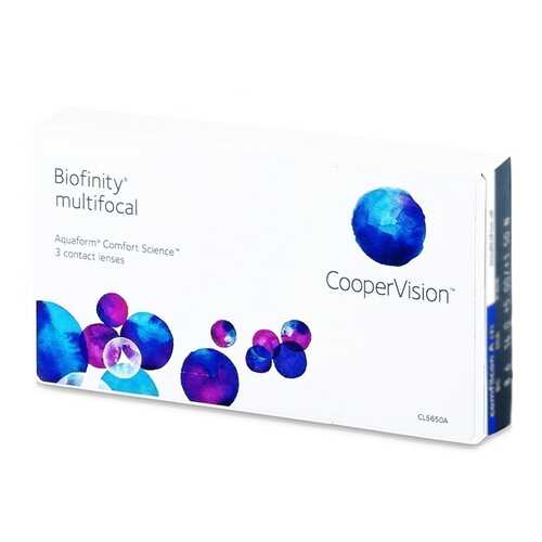 Линзы контактные CooperVision Biofinity multifocal 3 шт. -2,25/+1,50/D в Аптека Норма