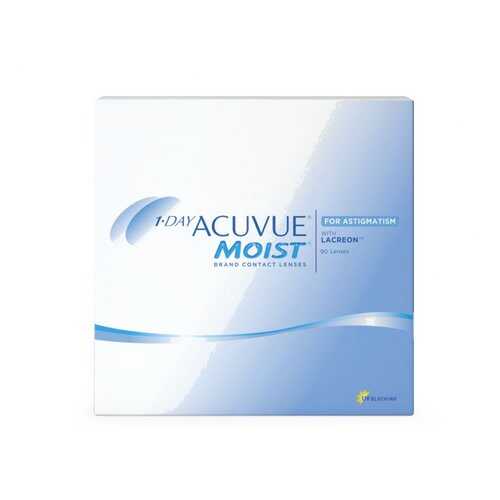 Контактные линзы 1-Day Acuvue Moist for Astigmatism 90 линз -0,75/-2,25/90 в Аптека Норма