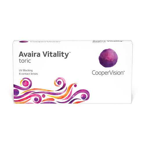 Линзы контактные CooperVision Avaira Vitality toric 6 шт. -4/0,75/170 в Аптека Норма