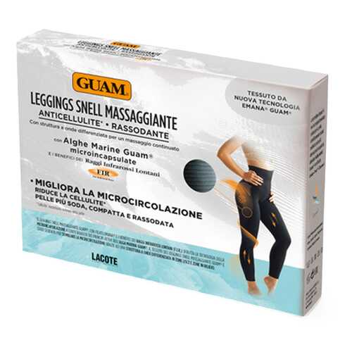 Леггинсы Guam Leggings Snell Massaggiante с массажным эффектом L-XL черный в Аптека Норма