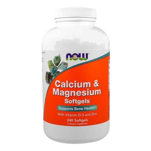 Кальций NOW Calcium&Magnesium 240 капс. в Аптека Норма