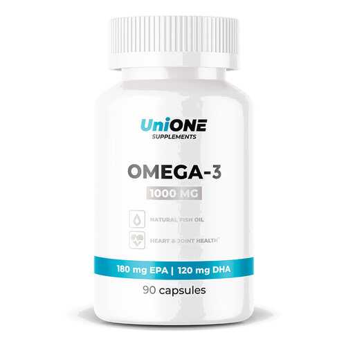 Омега-3 рыбий жир UniONE Omega-3 1000 мг капсулы 90 шт. в Аптека Норма