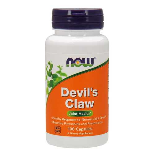 Добавка для здоровья NOW Devil's Claw Root 100 капс. натуральный в Аптека Норма