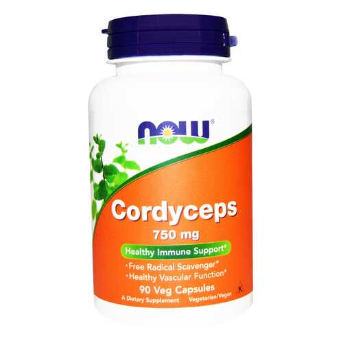 Добавка для иммунитета NOW Cordyceps 90 капс. в Аптека Норма